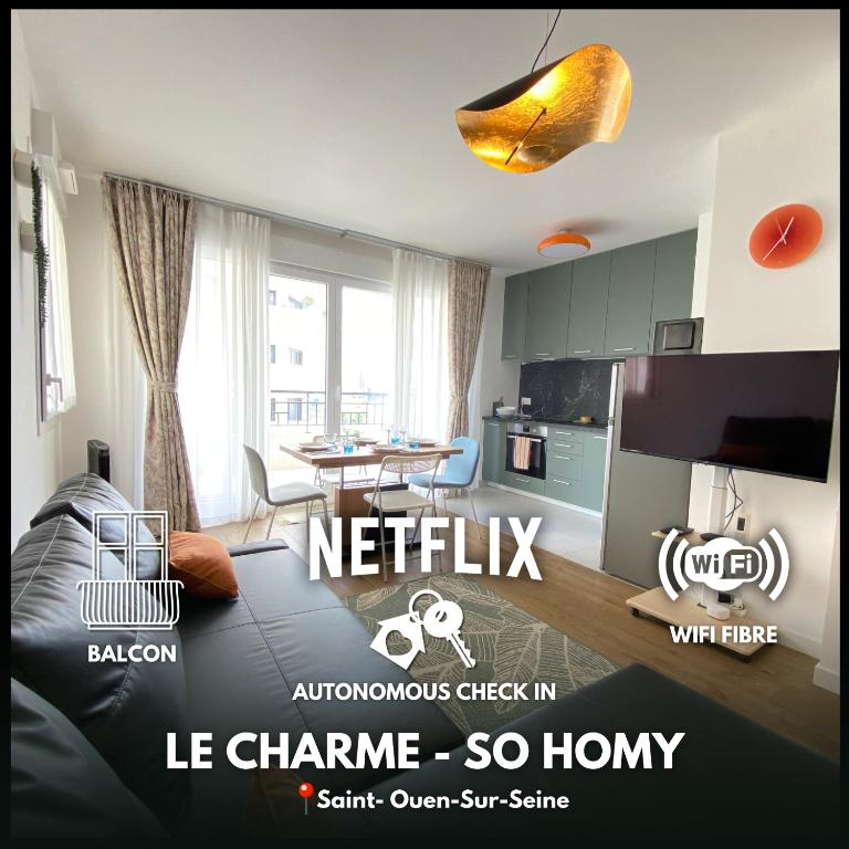 Le Charme des Docks by So Homy - 1 Bed Room - 4 PAX - B&B Saint-Ouen
