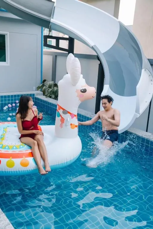 บ้านบลูสกาย POOL VILLA Cha-am - Chambres d'hôtes Cha-am