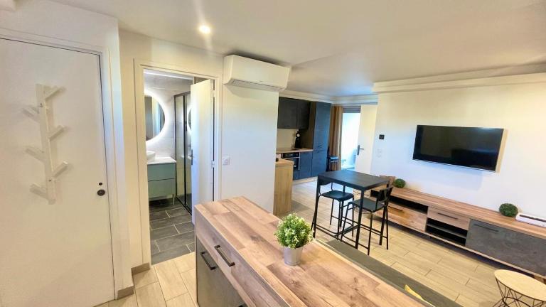 T2 moderne avec piscine, tennis et garage - Ferienwohnung Cagnes-sur-Mer