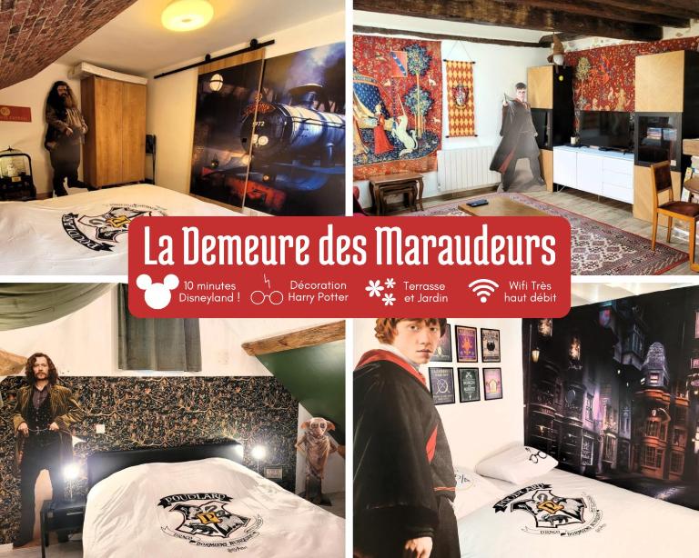 La demeure des maraudeurs -10min Disney-Jardin & BBQ - Chambres d'hôtes Villiers-sur-Morin