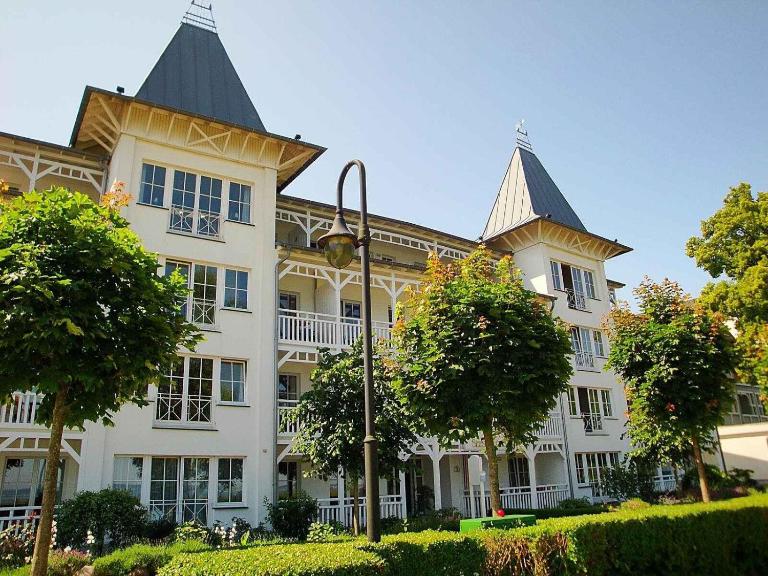 Seeschloss, App 32 direkt an der Strandpromenade, TOPLAGE - Chambres d'hôtes Ostseebad Binz