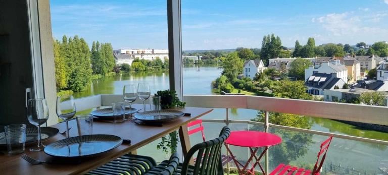 centre ville, T2, superbe vue, parking privé - Chambres d'hôtes Vannes