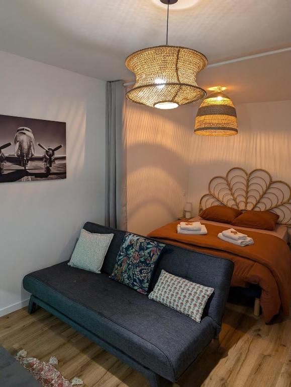 Charmant studio au coeur de la ville - B&B Guer