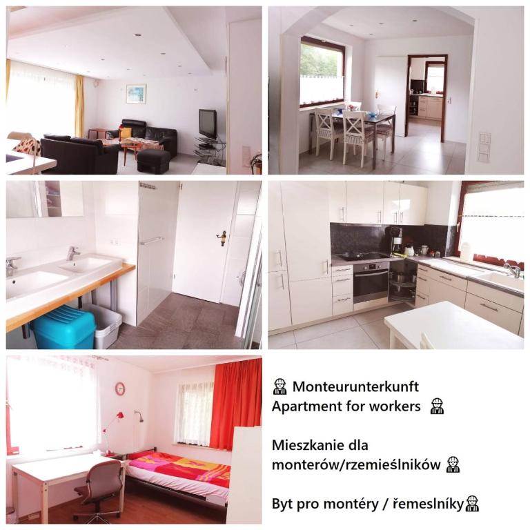 100m2 3-Zimmer Monteuer Arbeiter Wohnung Kassel - B&B Kassel