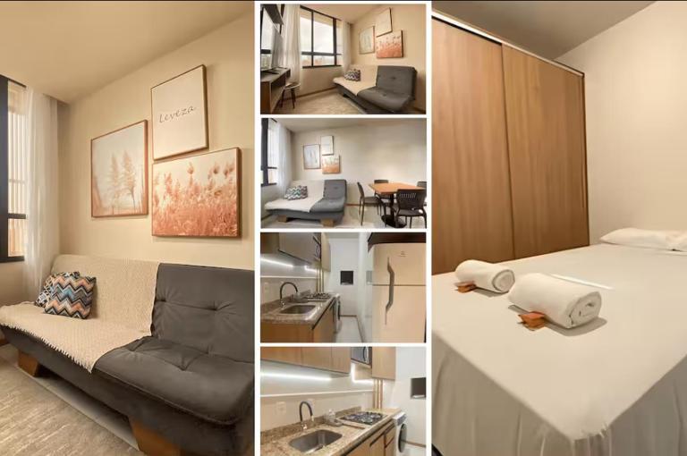 Central, Ar Cond, WI-FI, Lava e Seca - Ferienwohnung Santa Maria