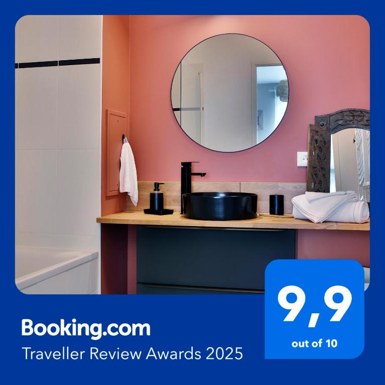 "STARRY in SO" 47m2, parking gratuit, rue calme et arborée, METRO 10 min, Stade de France 24min à pied - Ferienwohnung Saint-Ouen