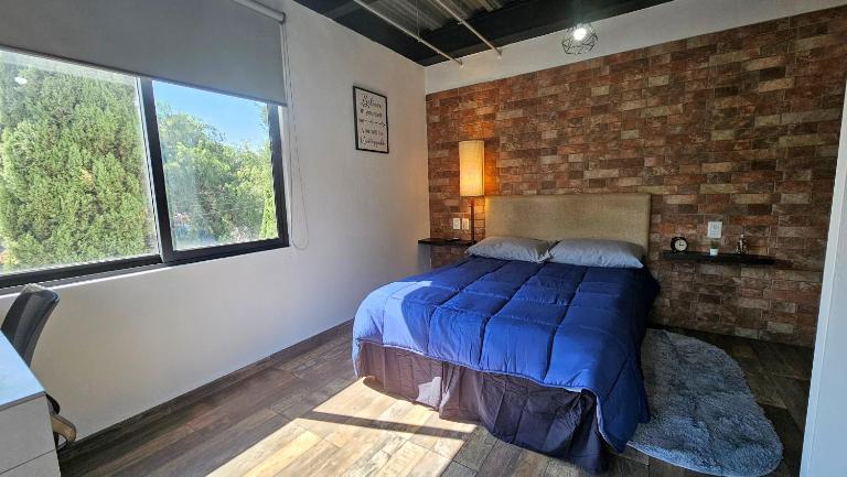 R04 CORNER STUDIO at ITESM CEM Full Services, Shared-Kitchen, Fridge, Laundry, Smart TV, Parking, Balcony - Chambres d'hôtes Mexico
