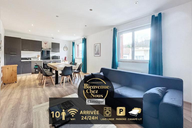 Apartment 10pers Aubière , Parking, WiFi - TV - B&B Aubière