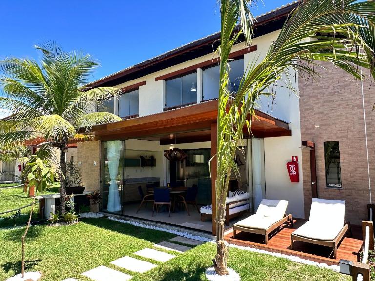 Bangalô 2 suítes acesso exclusivo à praia!I N3 - Ferienwohnung Mata de São João