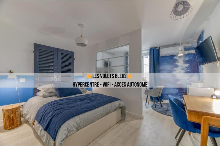 Les Volets Bleus - Centre ville - WIFI by CLÉ HÔTES - Chambres d'hôtes Saint-Vallier