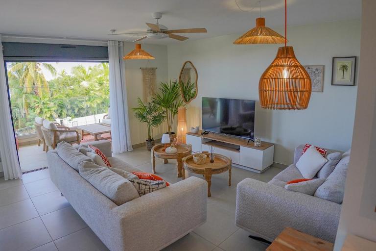 T3 Tamarin avec terrasse - Vue mer - B&B Saint-Paul