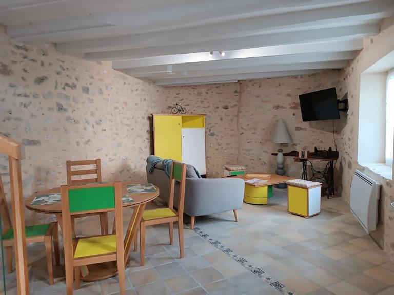 Le gîte de la Muraille classé 3 Etoiles pour 4 personnes - Ferienwohnung Cormery