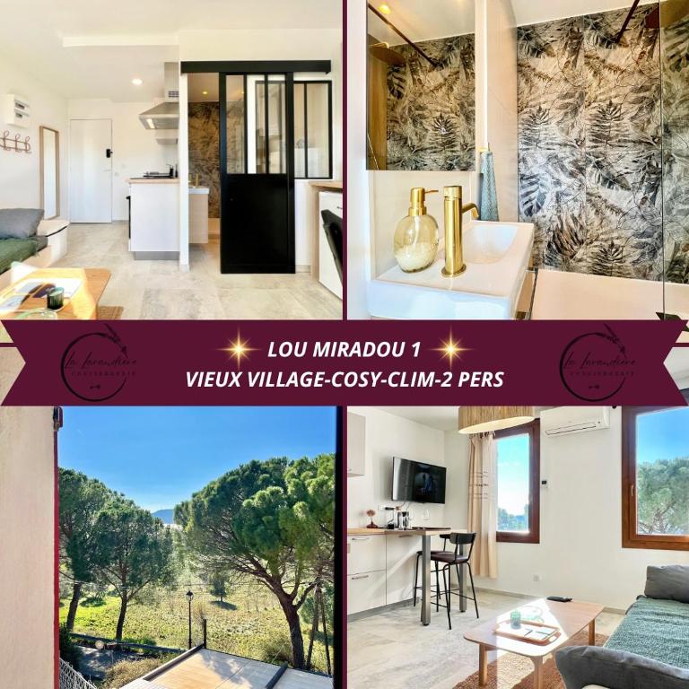 Lou Miradou 1 - Vieux village médiéval, Cosy, Clim, 2 personnes - B&B Miramas