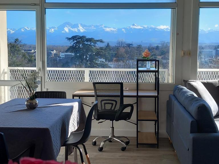 Cap Sud - 53m2- VUE PYRENEES- HYPERCENTRE-WIFI FIBRE -Nouvelle literie - B&B Tarbes