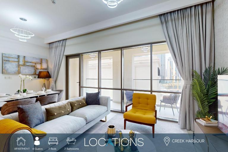 Vida Residences at Creek Beach - Light Two Bedroom - B&B Dubai
