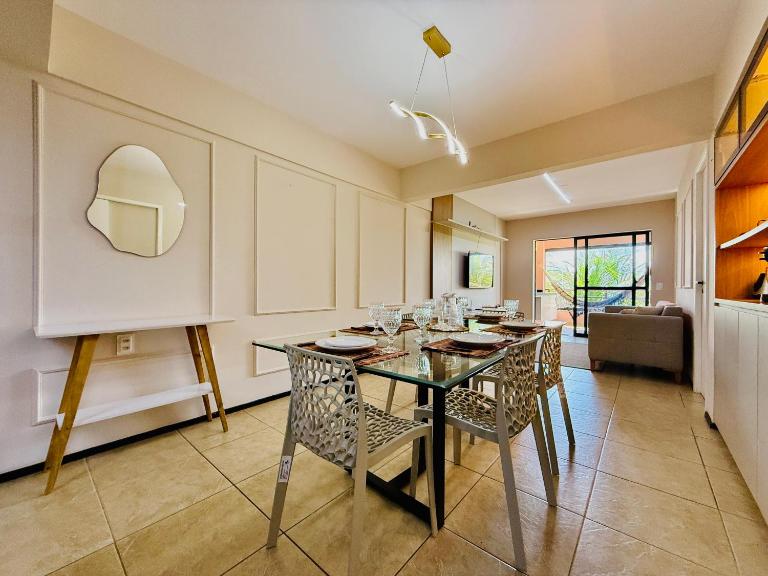 Flat Aquaville perto do Beachpark com 3 Suites - Bed and Breakfast Aquiraz
