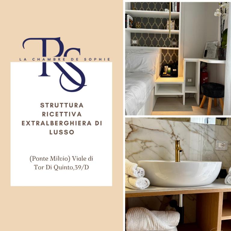 Ponte Milvio Suite & Parking- La Chambre de Sophie - B&B Roma