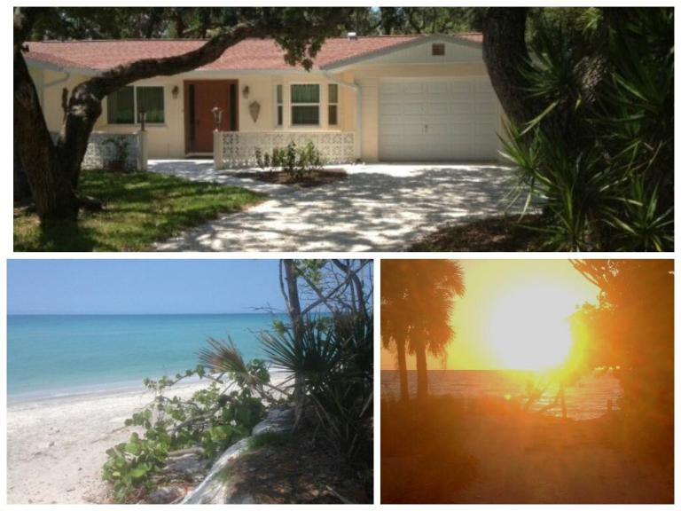 Tropical Beach House- 100 Steps to the Gulf! - B&B Englewood