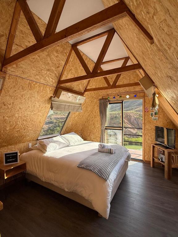 Cabaña Mirador Serena en Villa de Leyva - Ferienwohnung Rodecia