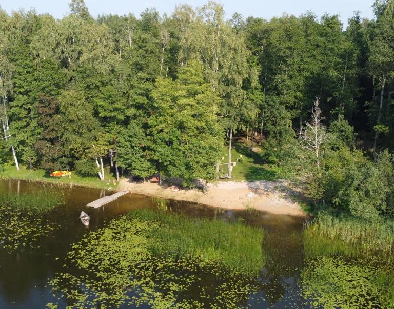 Ezera Roze Lake Cabin Sauna - B&B Aglonas Stacija