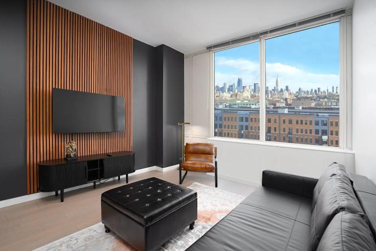 Exclusive 1BR Apt with NYC View - Chambres d'hôtes Hoboken