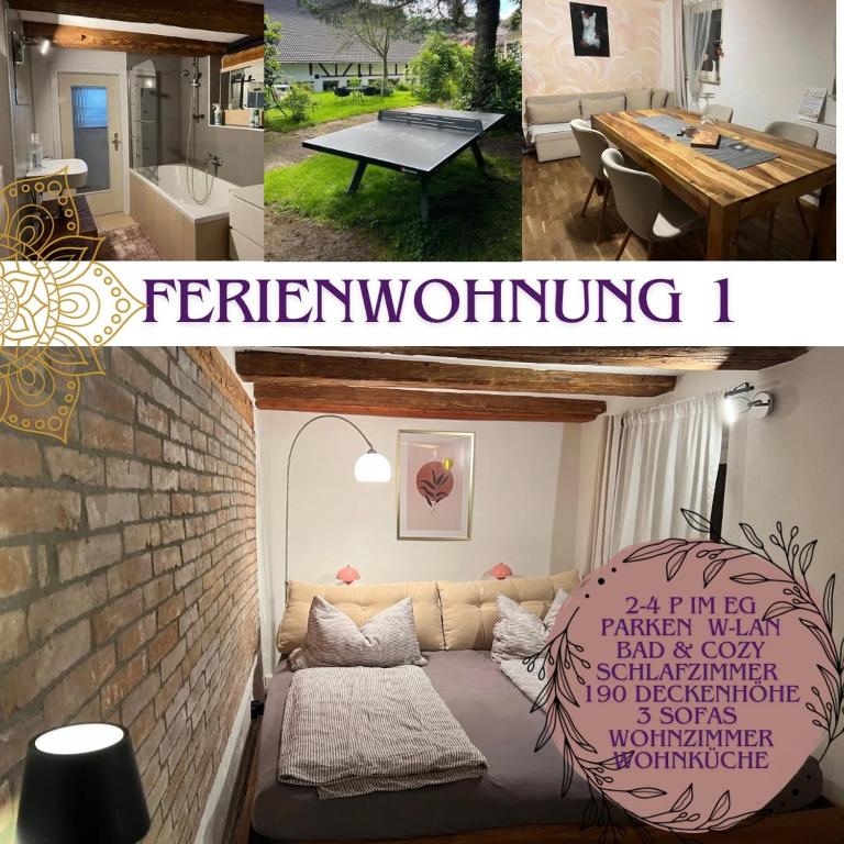 Ferieninrosengarten - Wohnung Erdgeschoss Süd - B&B Tullau