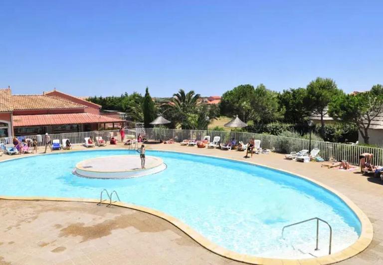 Maison confortable à Le Barcarès 33 m² avec piscine partagée - B&B Le Barcarès