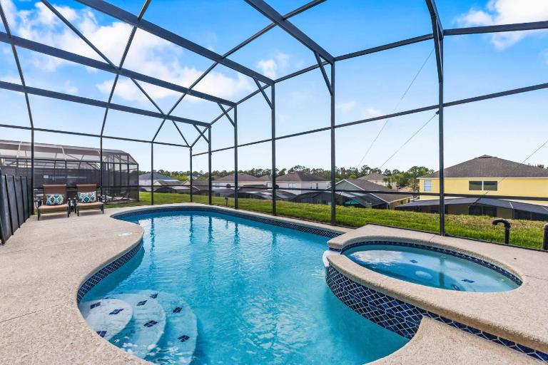 7BDM Prvt Pool Villa - Gated Resort 10min to Disney - B&B Kissimmee