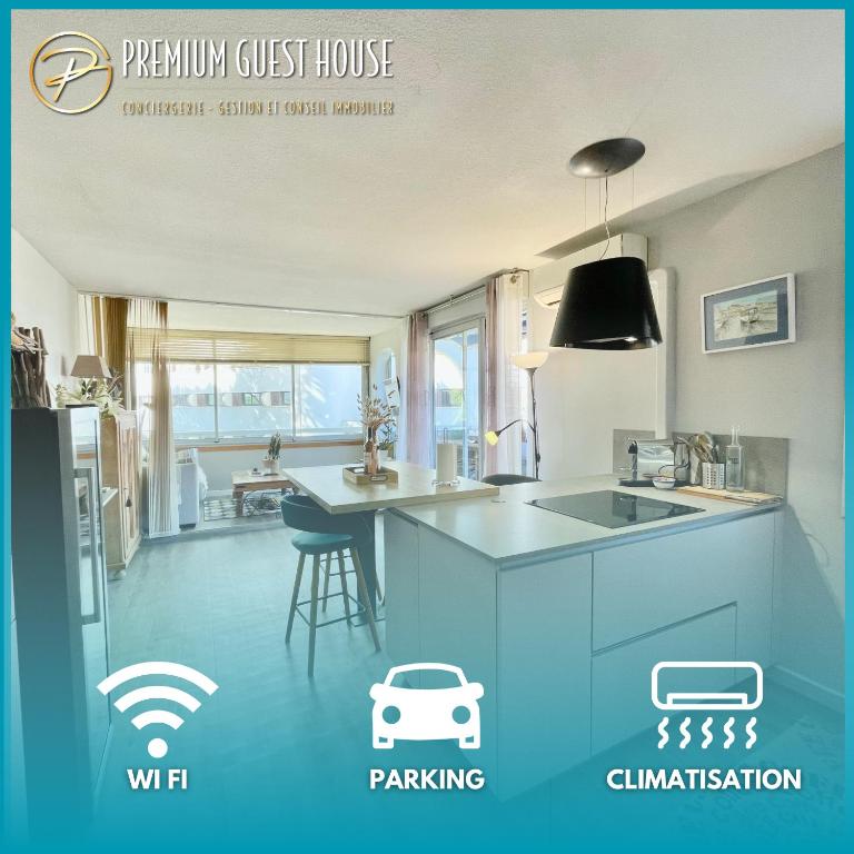 PGH N18 - À 300m de la Plage avec Parking Privé - B&B La Grande-Motte