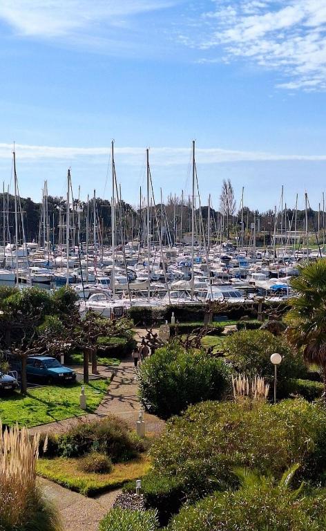 Studio Cabine Vue Port avec parking privé - B&B Le Cap d'Agde