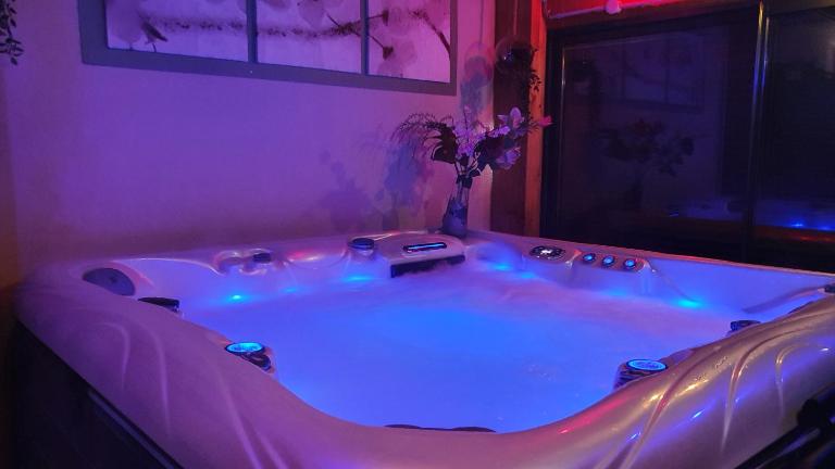 Gîte de Pied Chapel - Piscine, spa et pleine nature - B&B Alba-la-Romaine