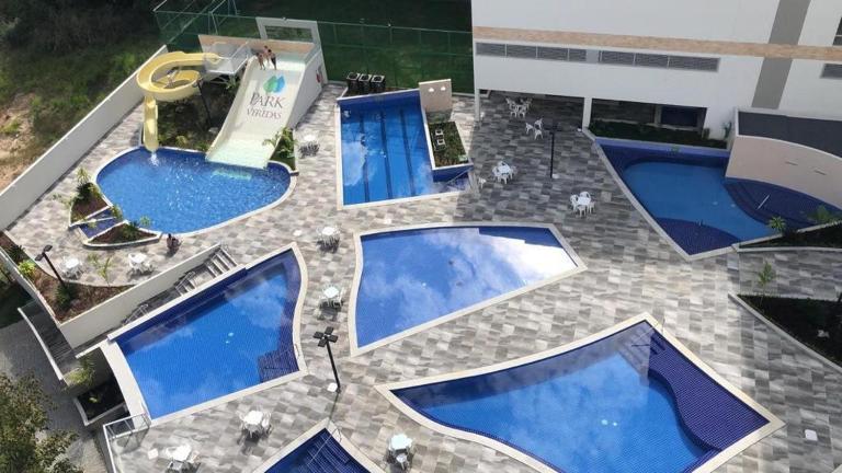 Park Veredas Flat 605 com acesso ao Rio - Fantástico! - B&B Rio Quente