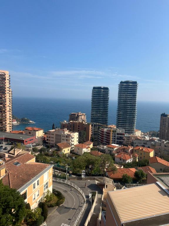 Studio vue mer proche monaco - B&B Beausoleil