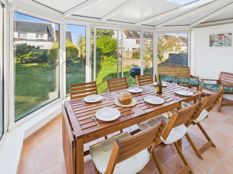 Maison avec veranda pour 6 personnes - Ferienwohnung Guilvinec