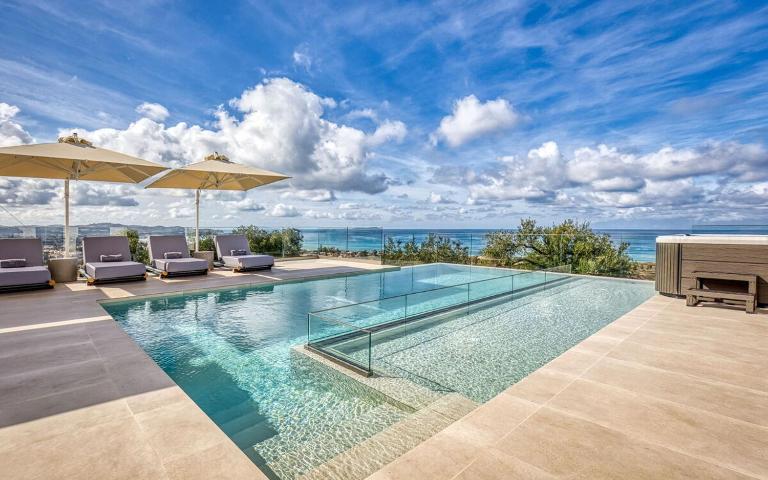 Villa Dominante - Horizon Villa with Sea-View Heated Jacuzzi & Infinity Pool by Posarelli Villas - B&B Acharávi