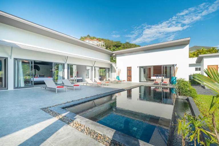 4Br Private Pool Villa Bai Saho - Walk to Beach - B&B Mae Nam