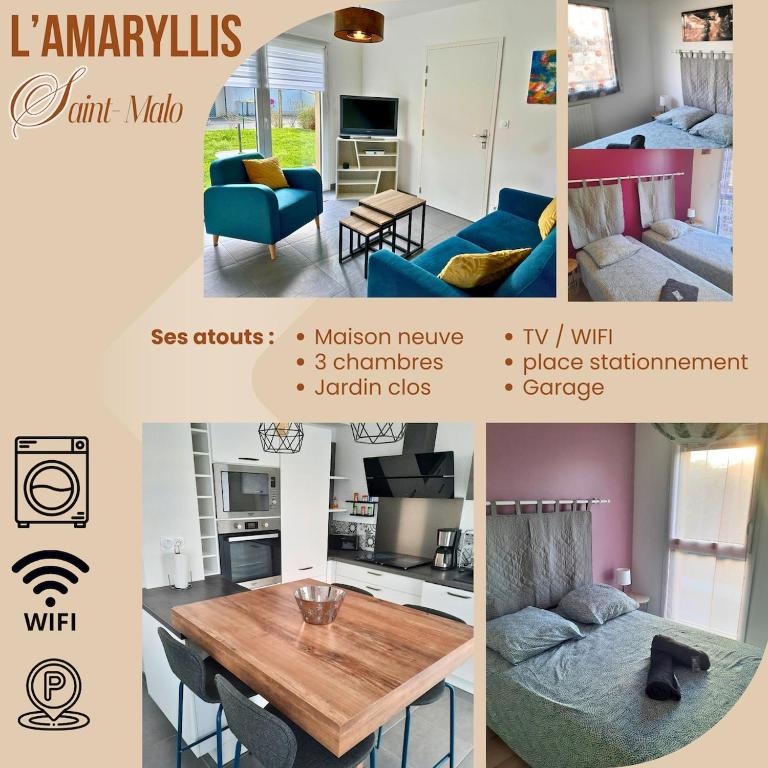 Maison neuve & lumineuse avec jardin - B&B Saint-Malo
