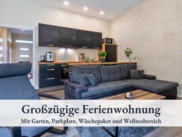Familienfreundliche Ferienwohnung mit großem Garten, Spielplatz, privatem Badefass & Sauna - B&B Wendisch Rietz