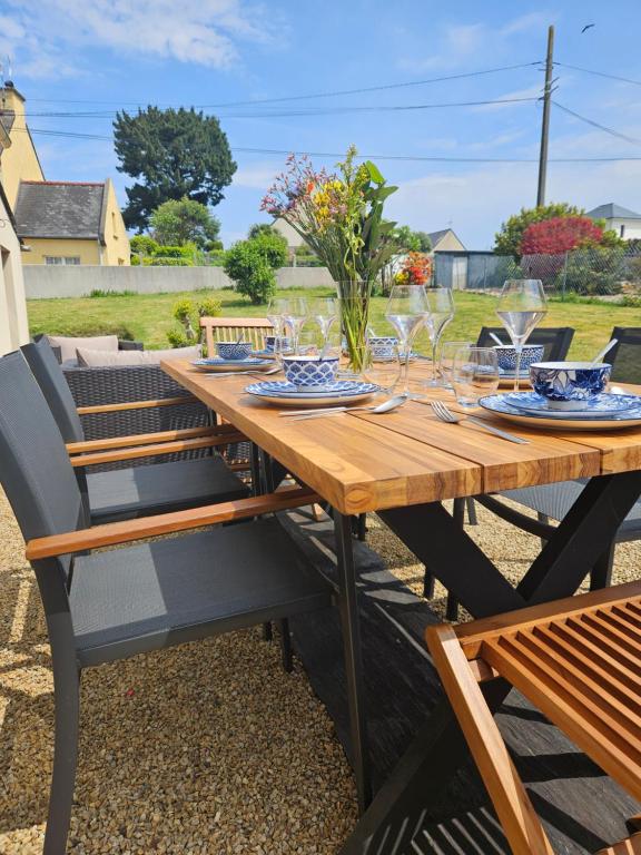 Ty Pesked Ru - Ferienwohnung Saint-Quay-Perros