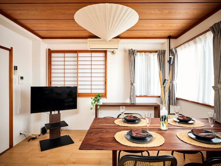 Ukiyoe House 3BR 75m2 with 60m2 deck Sauna - B&B Tokyo
