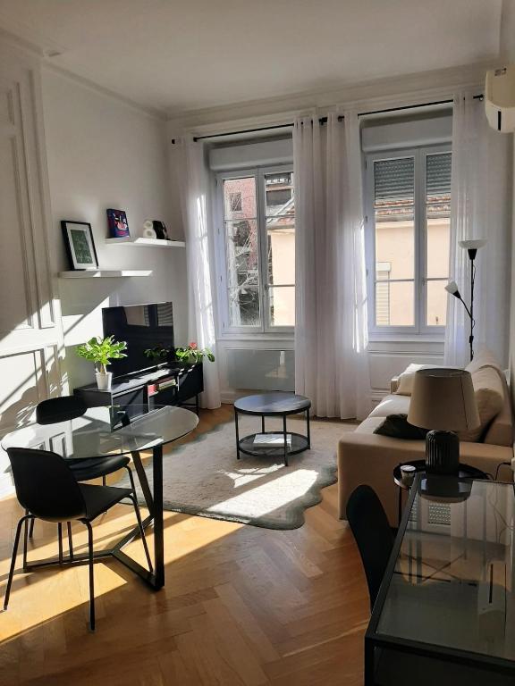 T2 haussmannien climatisé - Saxe Gambetta - Ferienwohnung Lyon