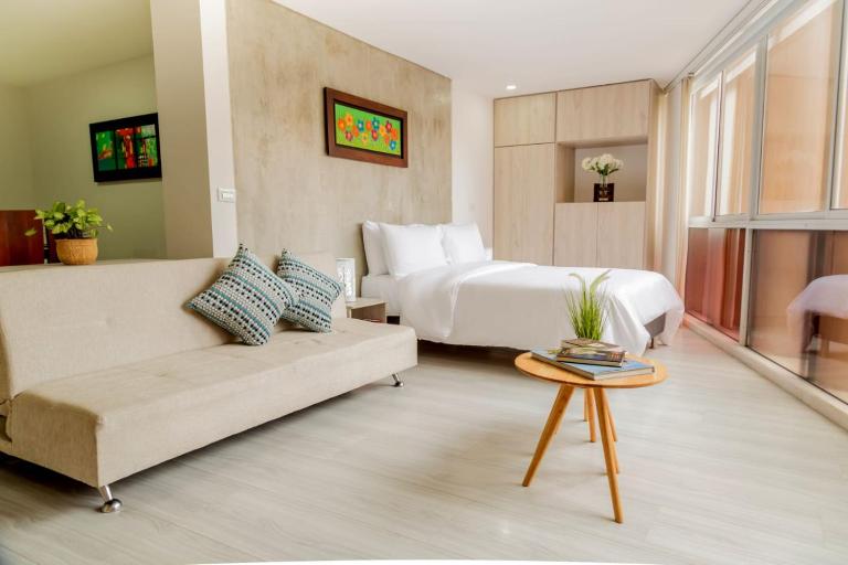 Acogedor Loft Apto Edificio Soho La Castellana - B&B Armenia