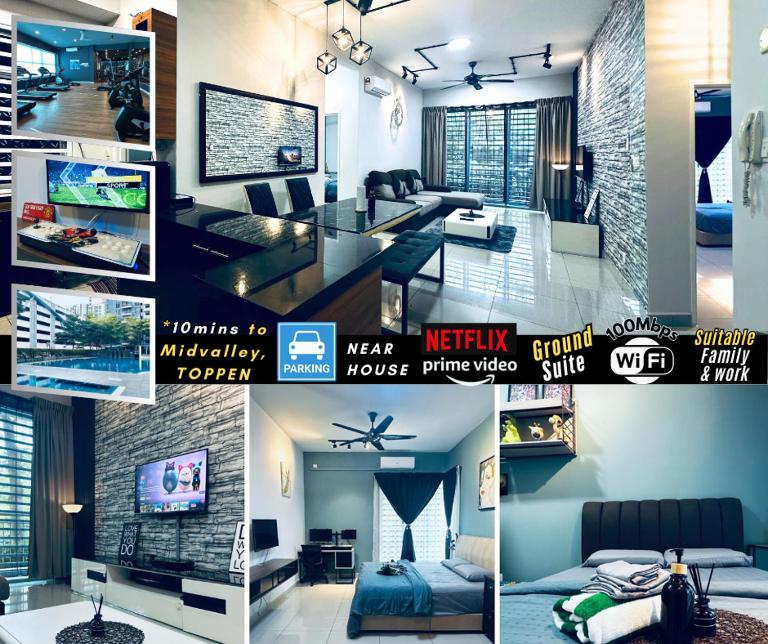 Johor Big & Cozy Home, Easy Parking, 2Rooms, Fast WiFi - Bed and Breakfast Johor Bahru