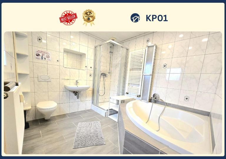 -CS24- Six rooms apartment with terrace - KP01 - B&B Iserlohn