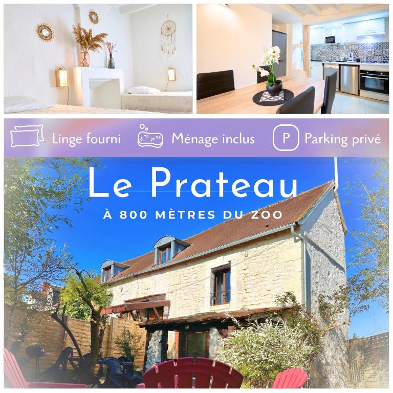 Le Petit Prateau - à 800m du Zoo - B&B Saint-Aignan