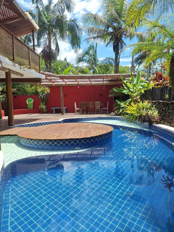 Casa das Palmeiras Pé na Areia - B&B Ubatuba