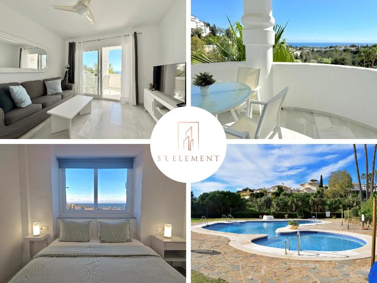 SR La Cartuja Calahonda 2 BDR with Sea View - B&B Mijas Costa