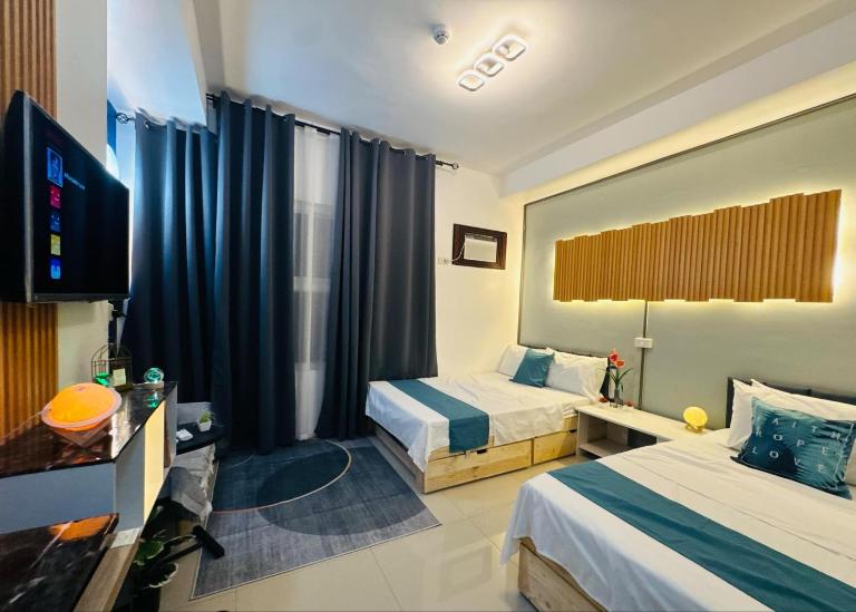 2 Bed Luxe Stay with Netflix and Pool, 10 min walk to Fuente - the Heart of Cebu City - B&B Cebu City
