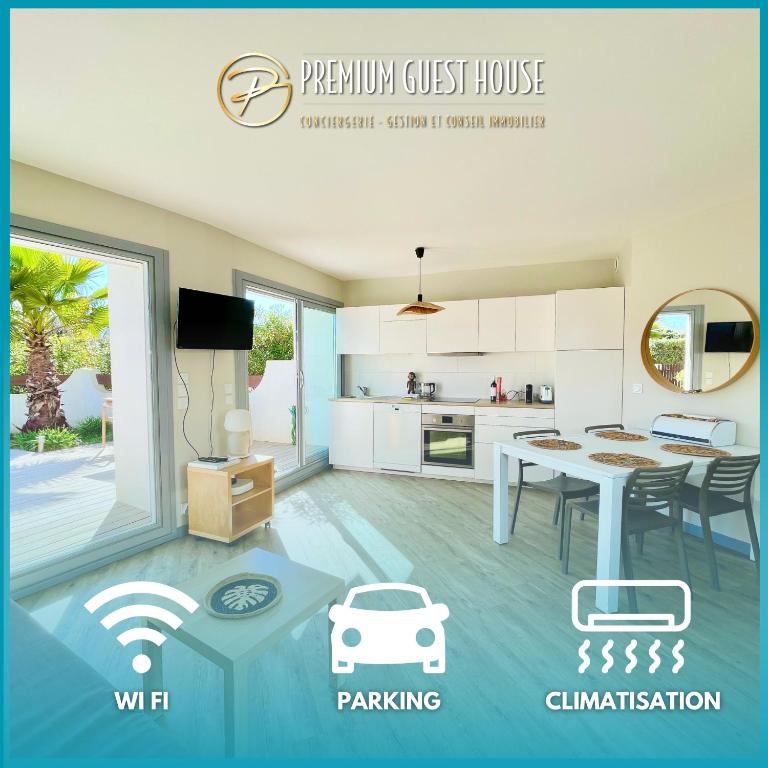 PGH N3 - Maison de Plage avec Parking Privé - B&B La Grande-Motte