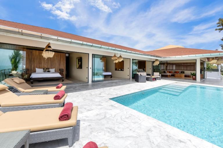Stunning Sea View Villa Olivia 3Br & Private Pool - Chambres d'hôtes Chaweng Noi Beach